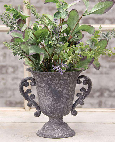 Stone Finish Metal Container, 7